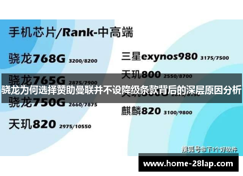 骁龙为何选择赞助曼联并不设降级条款背后的深层原因分析